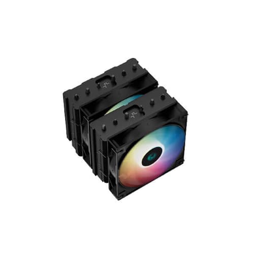 Deepcool Gammaxx AG620 BK ARGB 120mm Dual Tower CPU Air Cooler (Black)